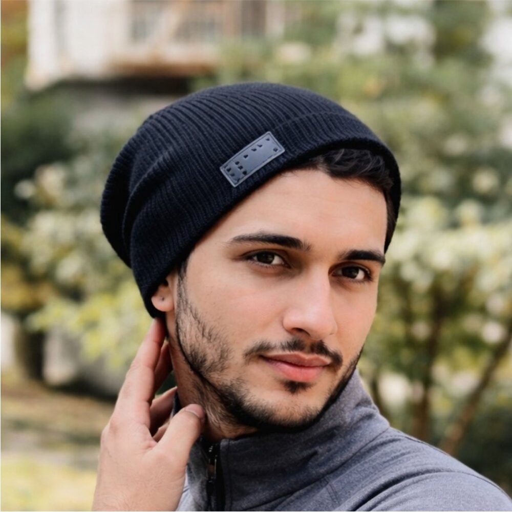 NWT 2 Blind Brothers Ribbed Knit Beanie